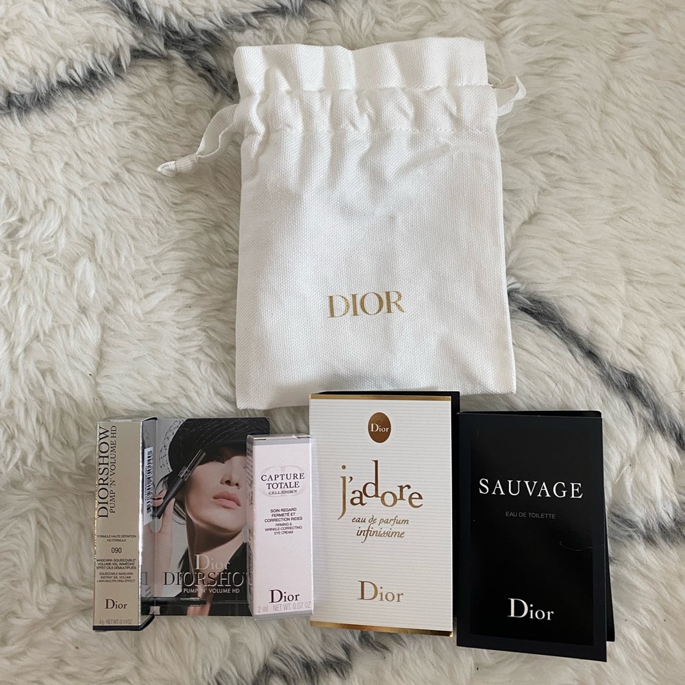 Dior Travel Set Perfume Eye Cream Mascara